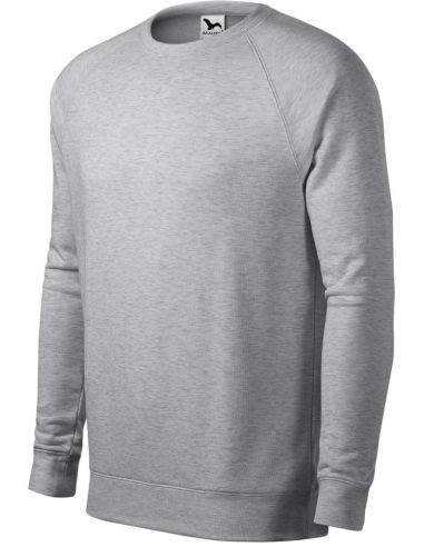 Mikina pánska Merger 415 strieborný melír