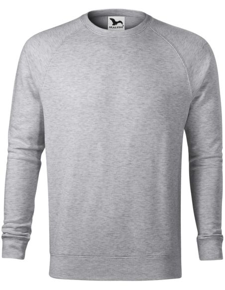 Mikina pánska Merger 415 strieborný melír