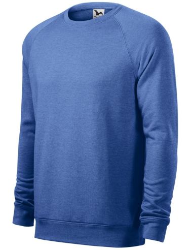 Mikina pánska Merger 415 modrý melír