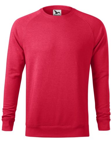 Mikina pánska Merger 415 červený melír
