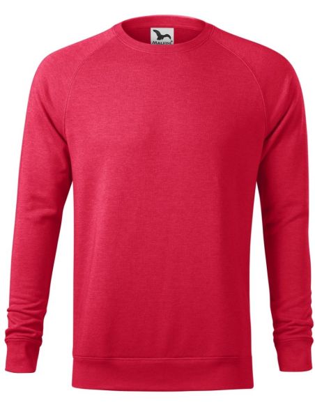 Mikina pánska Merger 415 červený melír