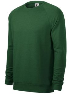 Mikina pánska Merger 415 fľaškovozelený melír