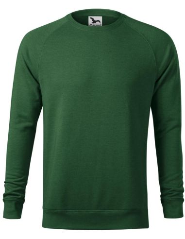 Mikina pánska Merger 415 fľaškovozelený melír