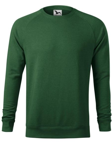 Mikina pánska Merger 415 fľaškovozelený melír