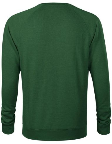 Mikina pánska Merger 415 fľaškovozelený melír