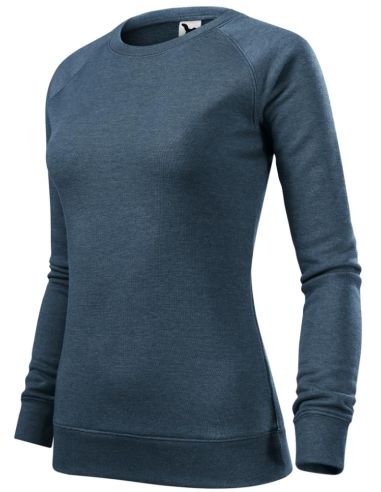 Mikina dámska Merger 416 tmavý denim melír