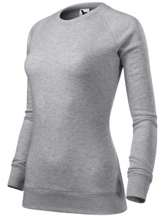 Mikina dámska Merger 416 strieborný melír