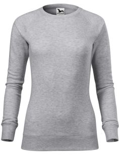 Mikina dámska Merger 416 strieborný melír 2