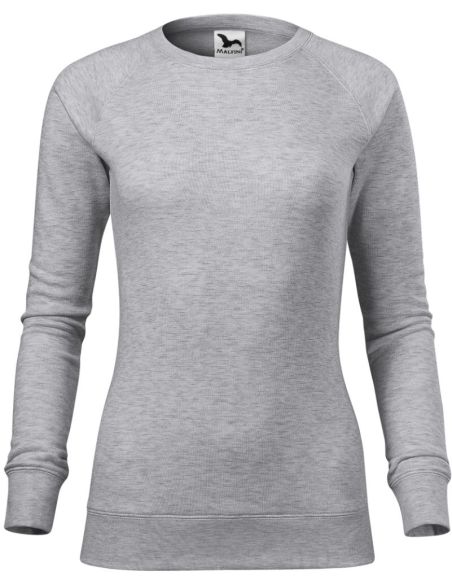 Mikina dámska Merger 416 strieborný melír