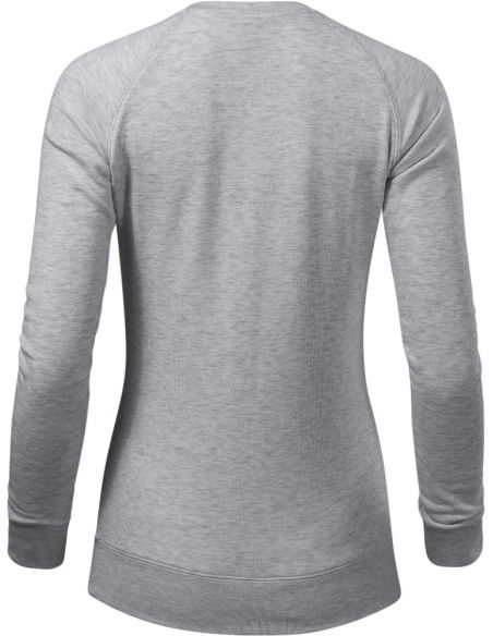 Mikina dámska Merger 416 strieborný melír