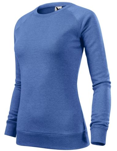 Mikina dámska Merger 416 modrý melír