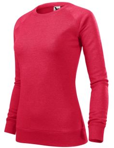 Mikina dámska Merger 416 červený melír