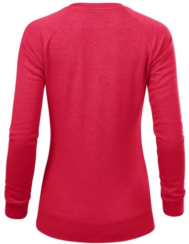 Mikina dámska Merger 416 červený melír