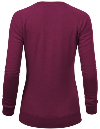 Mikina dámska Merger 416 red plum melír