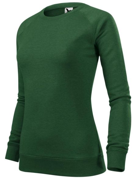 Mikina dámska Merger 416 fľaškovozelený melír