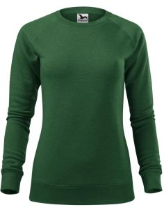 Mikina dámska Merger 416 fľaškovozelený melír 2
