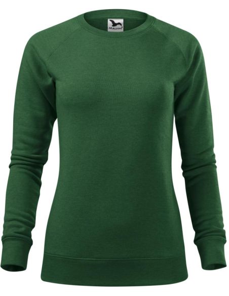 Mikina dámska Merger 416 fľaškovozelený melír