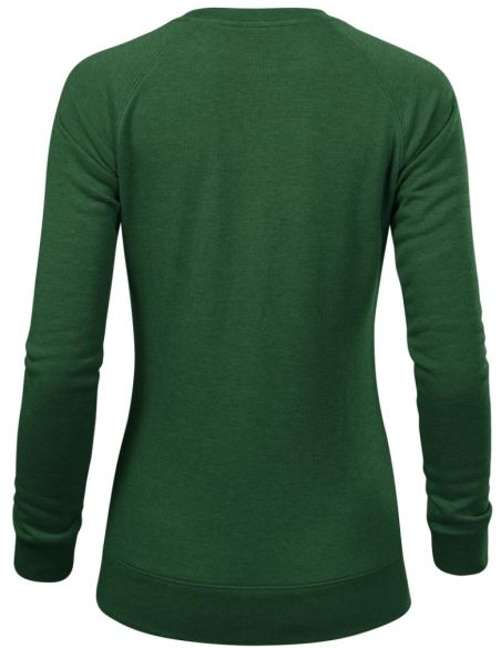 Mikina dámska Merger 416 fľaškovozelený melír