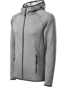 Stretch fleece pánsky Direct 417 tmavosivý melír