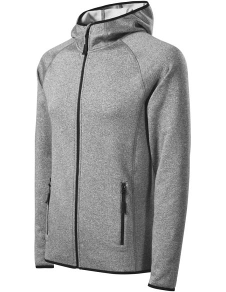 Stretch fleece pánsky Direct 417 tmavosivý melír