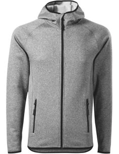Stretch fleece pánsky Direct 417 tmavosivý melír 2