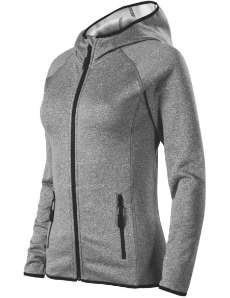 Stretch fleece dámsky Direct 418 tmavosivý melír