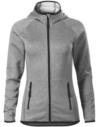 Stretch fleece dámsky Direct 418 tmavosivý melír