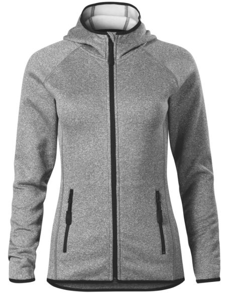 Stretch fleece dámsky Direct 418 tmavosivý melír