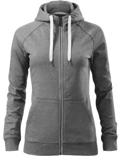 Mikina dámska Voyage 451 tmavosivý melír 2