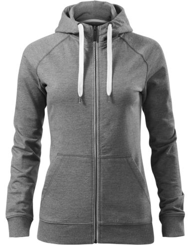 Mikina dámska Voyage 451 tmavosivý melír