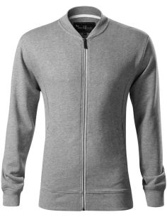 Mikina pánska Bomber 453 tmavosivý melír 2