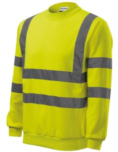 Mikina unisex HV Essential 4V6 fluorescenčná žltá