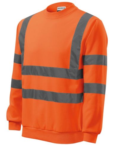 Mikina unisex HV Essential 4V6 fluorescenčná oranžová