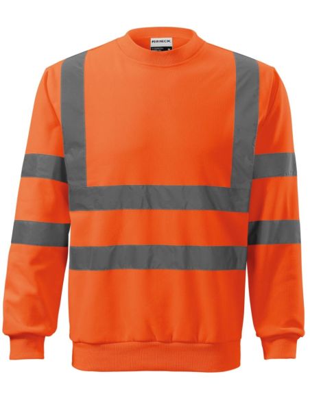 Mikina unisex HV Essential 4V6 fluorescenčná oranžová