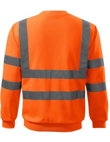 Mikina unisex HV Essential 4V6 fluorescenčná oranžová