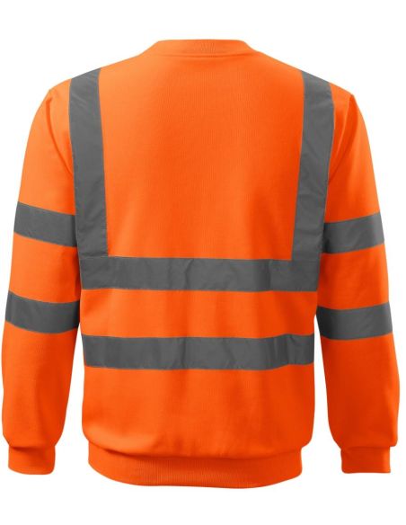 Mikina unisex HV Essential 4V6 fluorescenčná oranžová