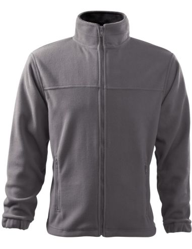 Fleece pánsky Jacket 501 oceľovo sivá
