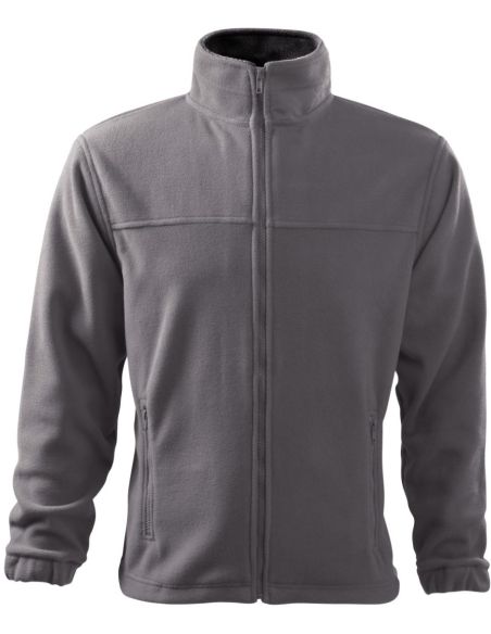 Fleece pánsky Jacket 501 oceľovo sivá
