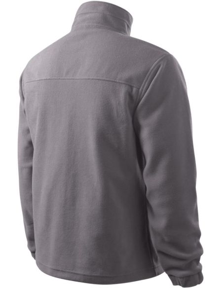 Fleece pánsky Jacket 501 oceľovo sivá