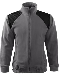 Fleece unisex Jacket Hi-Q 506 oceľovo sivá
