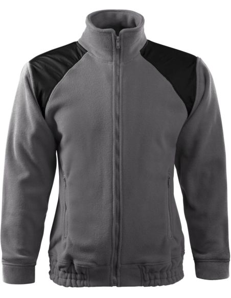 Fleece unisex Jacket Hi-Q 506 oceľovo sivá