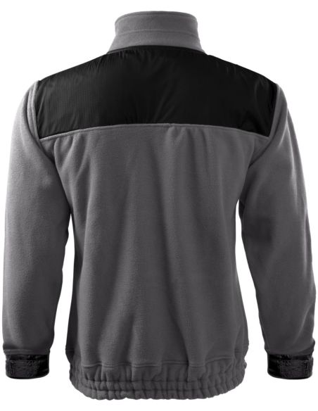 Fleece unisex Jacket Hi-Q 506 oceľovo sivá