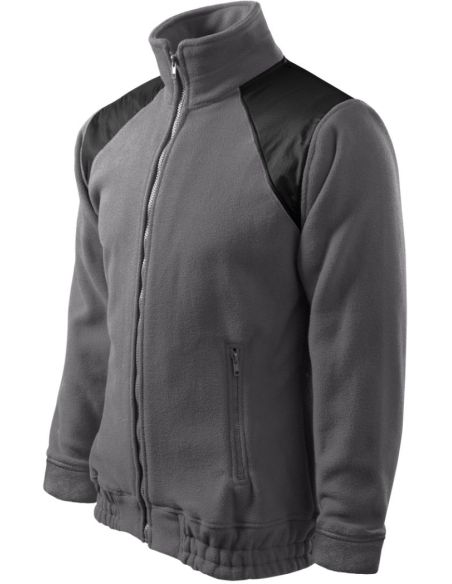 Fleece unisex Jacket Hi-Q 506 oceľovo sivá