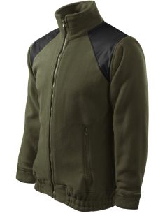 Fleece unisex Jacket Hi-Q 506 military
