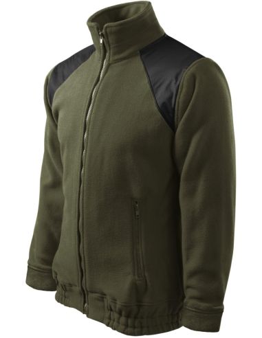 Fleece unisex Jacket Hi-Q 506 military