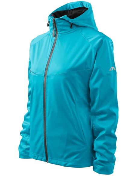 Softshellová bunda dámska Cool 514 tyrkysová