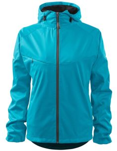 Softshellová bunda dámska Cool 514 tyrkysová 2