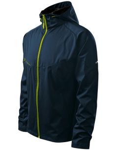 Softshellová bunda pánska Cool 515 tmavomodrá