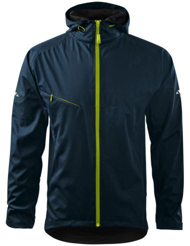 Softshellová bunda pánska Cool 515 tmavomodrá