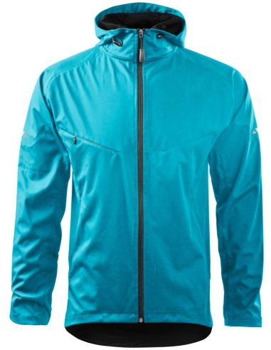 Softshellová bunda pánska Cool 515 tyrkysová